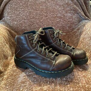 Chunky brown Dr. Martens - Women's size 10 !!